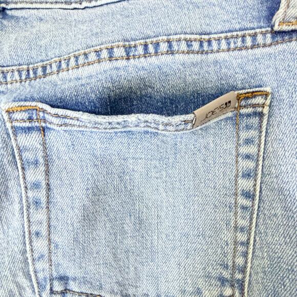 Joe’s Jeans High Rise Straight Leg Distressed Hem & Pocket Jeans Size 29 25.5” - Picture 6 of 7